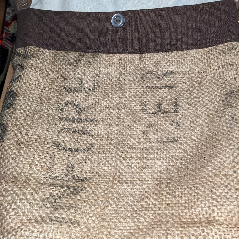 Java Cycle Satchel Recycled Coffee Bean Bag Purse… - image 3